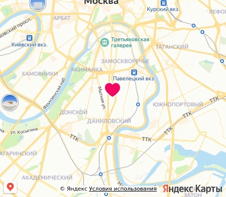 На карте