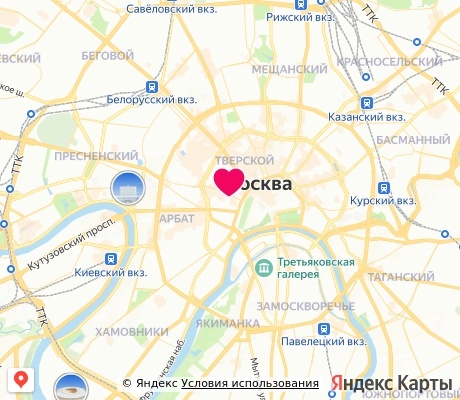 На карте