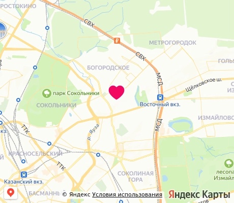 На карте
