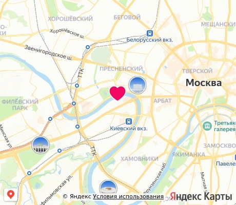 На карте