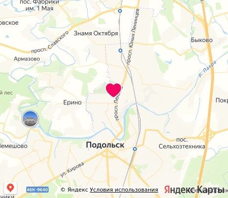 На карте