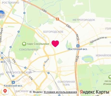 На карте