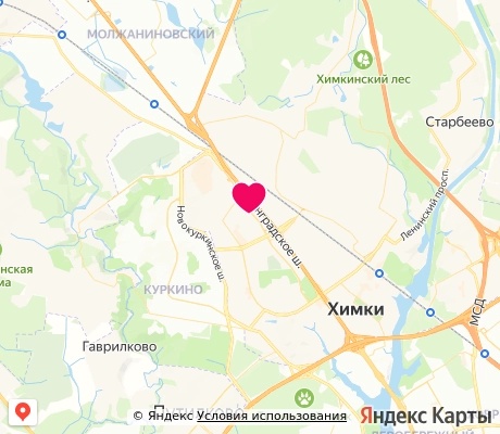 На карте