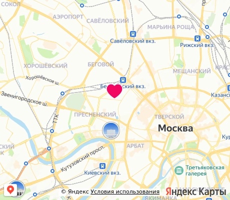 На карте