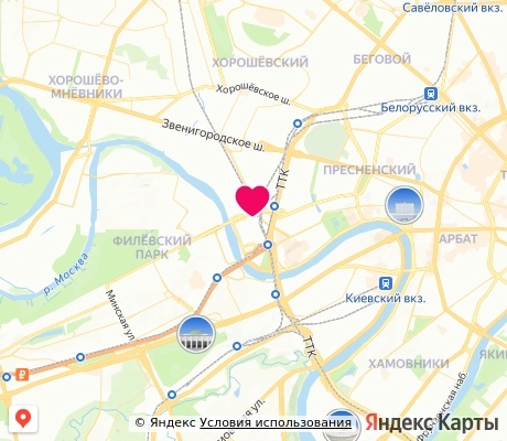 На карте