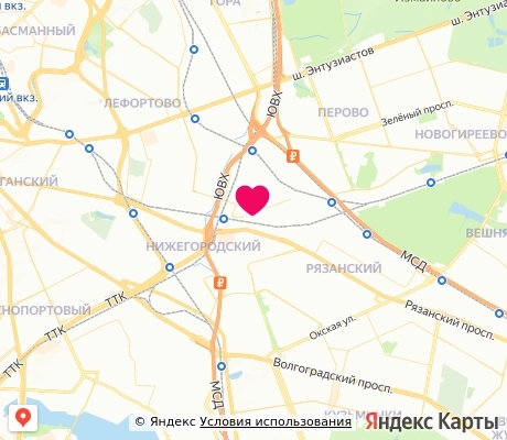На карте
