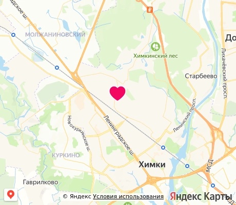 На карте