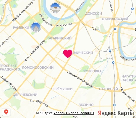 На карте