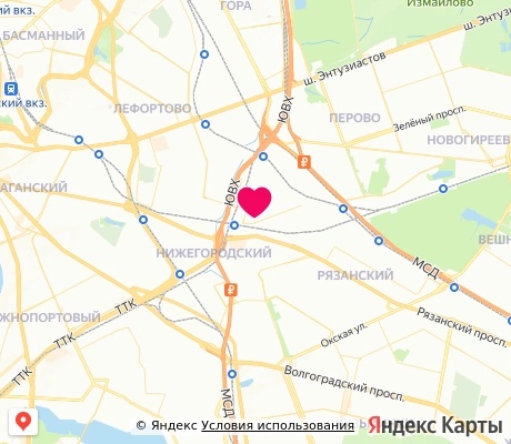 На карте