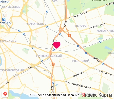На карте