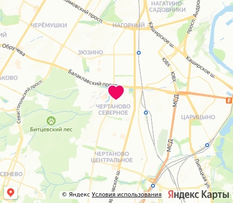 На карте