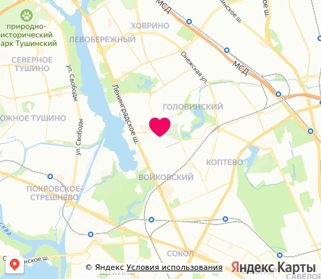 На карте