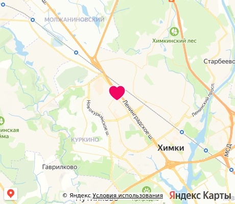 На карте