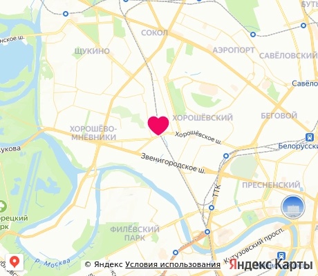 На карте
