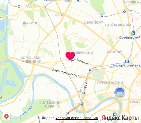 На карте