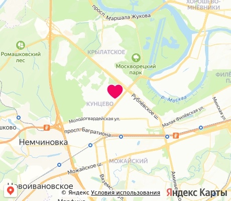На карте