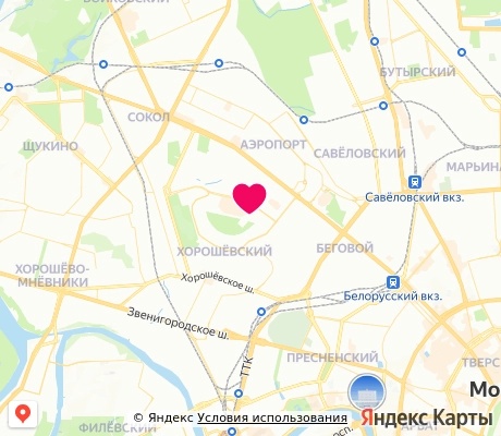 На карте