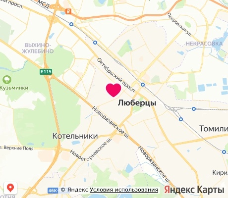 На карте