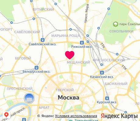 На карте