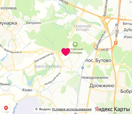 На карте