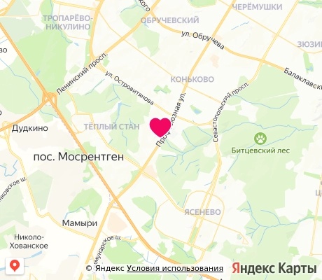 На карте