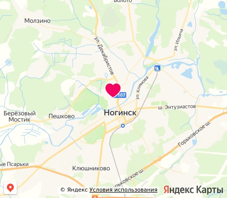 На карте