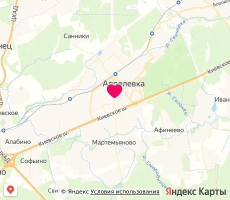 На карте
