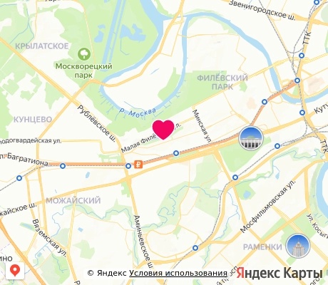 На карте