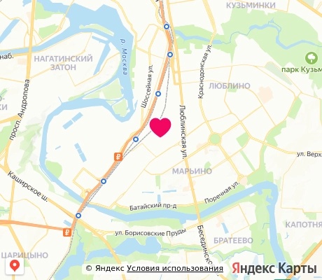На карте