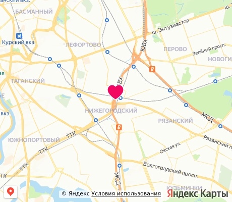 На карте