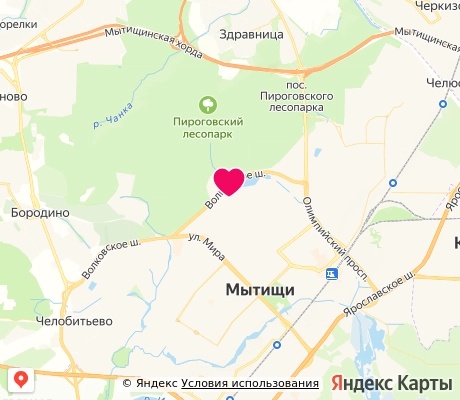 На карте