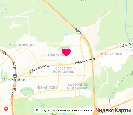 На карте