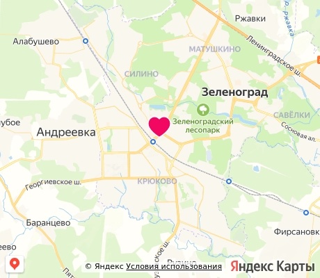 На карте