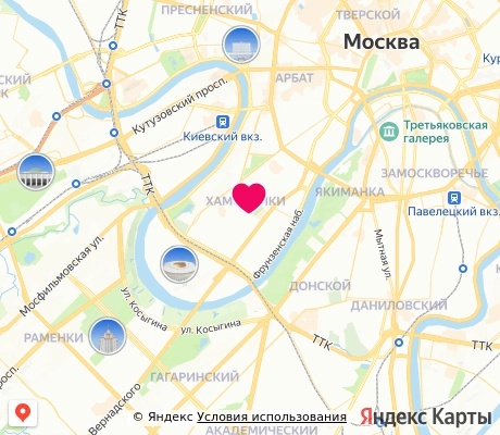 На карте
