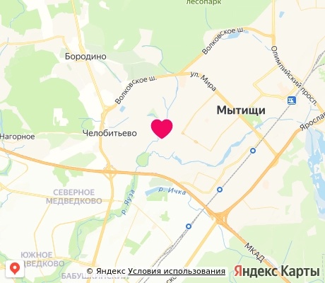 На карте