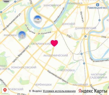 На карте