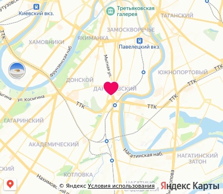 На карте