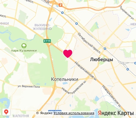 На карте
