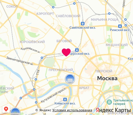 На карте