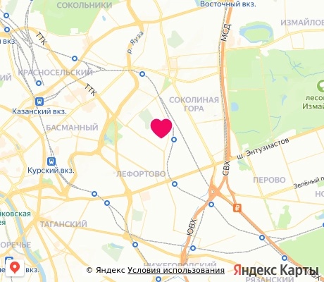 На карте