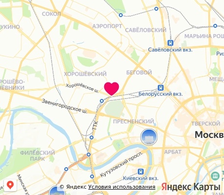 На карте