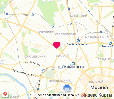 На карте