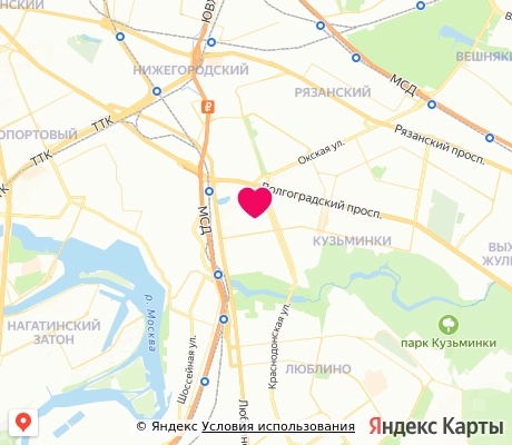 На карте