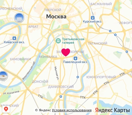 На карте