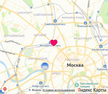 На карте