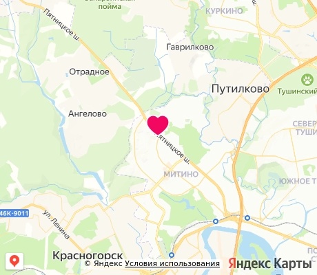 На карте