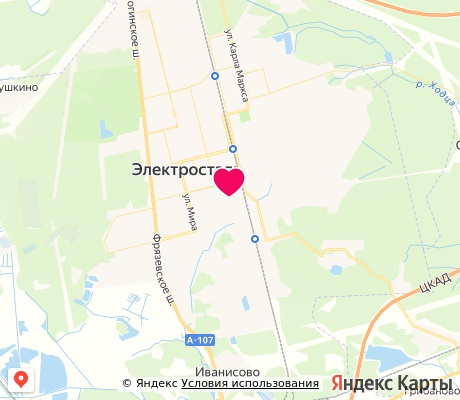 На карте