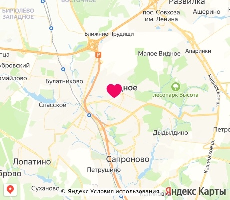 На карте