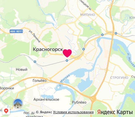 На карте