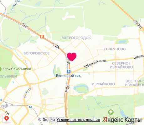 На карте